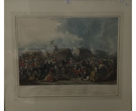 The Battle of Sobraon, print, framed and glazed