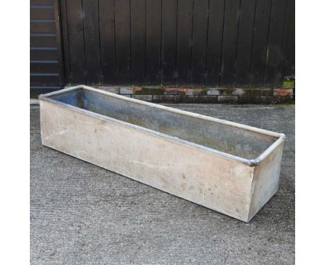 A galvanised trough184w x 49d x 43h cmCondition report: Holds water
