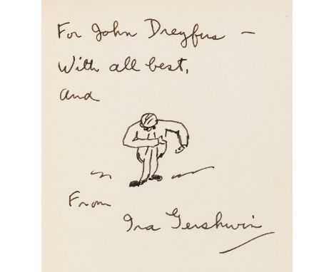 Gershwin (Ira) Lyrics on Several Occasions, first edition, signed presentation inscription from the author "For John Dreyfus 