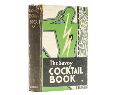 NO RESERVE Cocktails.- Craddock (Harry) The Savoy Cocktail Book, printed in black and colours with illustrations and decorati