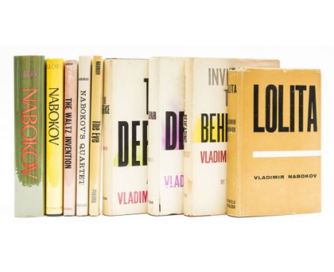 Nabokov (Vladimir) Lolita, jacket spine ends and corners a little chipped, some light rubbing and creasing, 1959; Invitation 