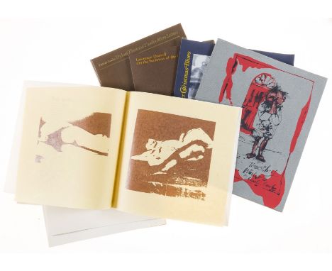 Thomas (Dylan) Twelve More Letters, copy "Z" of 26 lettered copies from an edition limited to 175, mounted photographic portr
