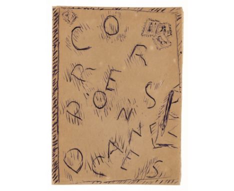 Bonnard (Pierre) Correspondances, number 409 of 1,000 copies, 28 mounted reproductions of ink or pencil drawings, the text in