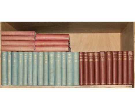 Defoe (Daniel) Novels and Selected Writings, 14 vol., light fading to spines, 1927 § Sterne (Laurence) Writings, 7 vol., ligh