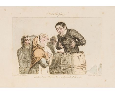[Swift (Jonathan)] A Tale of a Tub..., hand-coloured etched frontispiece and 6 plates, light foxing, modern half red calf, by