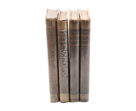 LANG, Andrew. Four works: The Library. With a Chapter on Modern English Illustrated Books by Austin Dobson. London: Macmillan