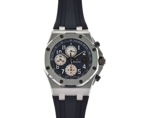 Audemars Piguet - Royal Oak Offshore automatic chronometer stainless steel Diver's wristwatch, ref: 26470ST. OO.A027CA.01, th