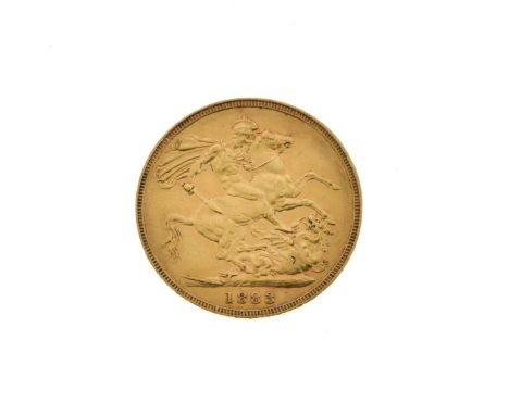Gold Coins - Victorian sovereign, 1883  Condition: Superficial scratches and a few deeper marks as per images - **General con