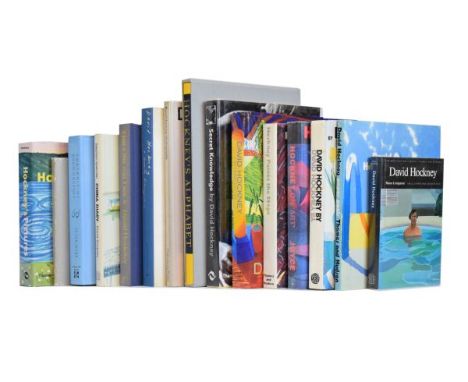 Books/Art - Collection of various books relating to David Hockney Condition: Please telephone department for further details