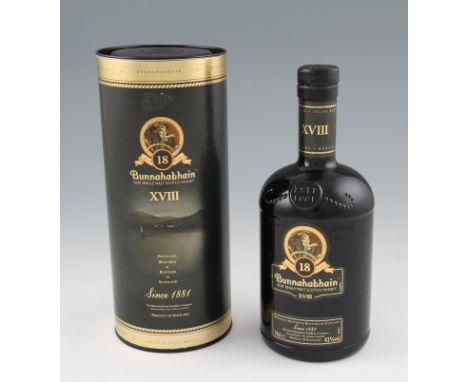 Bunnahabhain 18 year old Scotch Whisky. An older bottling from the 1990's of this sublime whisky from Islay.