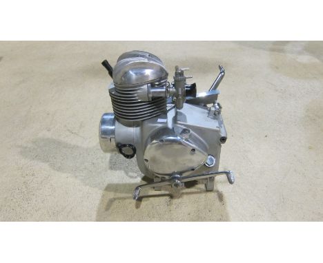 An unidentified motorcycle engine/gearbox unitengine number *01820*, with dellorto carburettor attached, condition and comple