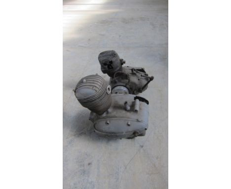 A Mondial engineengine number *L11421* together with a Ducati engine, numbered 7137, condition and completeness unknown, clos