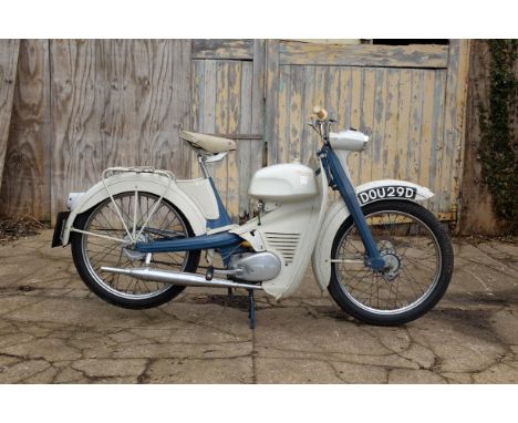 1965 NSU Quickly 49cc 23 Registration no. DOU 29D Frame no. 1042598Engine no. 1693351 (see text)The NSU Quickly was one of th