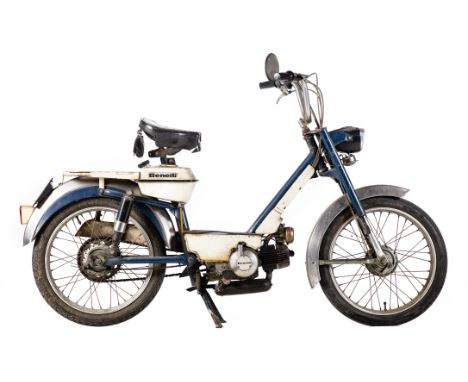 Benelli Moped ProjectFrame no. U 717560Engine no. unable to locateItaly's oldest surviving motorcycle manufacturer, Benelli w