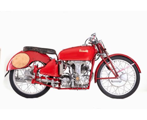 The ex-Dario Ambrosini, World Championship and Isle of Man TT-winning 1950 Benelli 250cc Grand Prix Racing MotorcycleFrame no