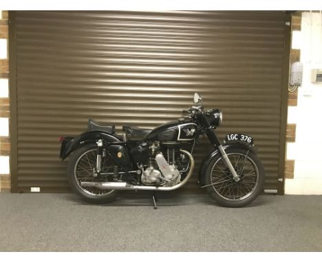 1950 Matchless 348cc G3LRegistration no. LGC 376Frame no. 53252Engine no. 50/SG3L 13701Weighing as much as the 500cc model fr