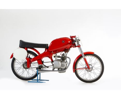 c.1955 Motom 50cc CorsaFrame no. over-paintedEngine no. 5A 1006Founded in Italy in 1945 and active until the early 1970s, Mot