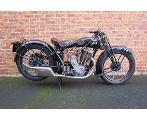 1930 AJS 349cc Model R6Registration no. BS 9550Frame no. R107583Engine no. R6/107583AJS were famous for their manufacture of 