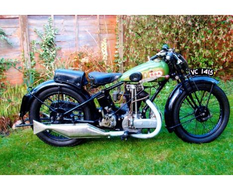 1929 BSA 493cc S29 Twin-Port LightweightRegistration no. VC 1415Frame no. H2500Engine no. K2386This overhead-valve S29 sports