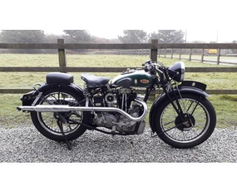 1934 BSA 499cc W34-8Registration no. not registeredFrame no. B4 2822Engine no. B8 752During the 1930s its advertising slogan 