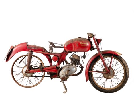c.1955 Benelli 125cc LeoncinoFrame no. L34034NEngine no. L/12967/S (side cover) L17611N (engine mount)Italy's oldest survivin