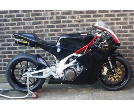 2013 Aprilia RRV450 Racing MotorcycleFrame no. noneEngine no. 45SX 02110This machine is one of approximately 50 built by Ian 