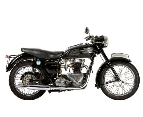 1958 Triumph 650cc ThunderbirdRegistration no. 865 HHNFrame no. 6T 020634Engine no. 6T 020634Always a step ahead of their riv