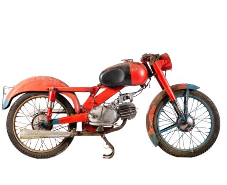 c.1963 Motobi 98ccFrame no. 2538Engine no. 2538The now-defunct Italian manufacturer Motobi is closely related to Benelli. In 