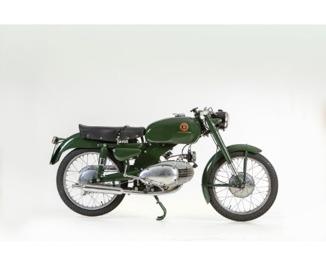 1952 Motobi 200cc Spring LastingFrame no. 3832Engine no. 3832The now-defunct Italian manufacturer Motobi is closely related t