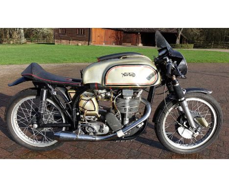 1954/5 Norton 348cc Manx Model 40MFrame no. J10M2 57859Engine no. K10M 62506 (see text)The history of this machine is a fasci