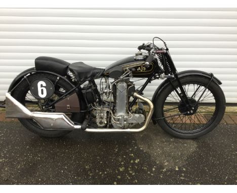c.1930 AJS 350cc R7Registration no. BF 6356Frame no. M126165Engine no. R7/145258According to the accompanying dating letter, 