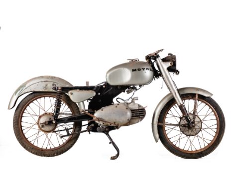 c.1960 Motobi ProjectFrame no. 9405Engine no. 9405The now-defunct Italian manufacturer Motobi is closely related to Benelli. 