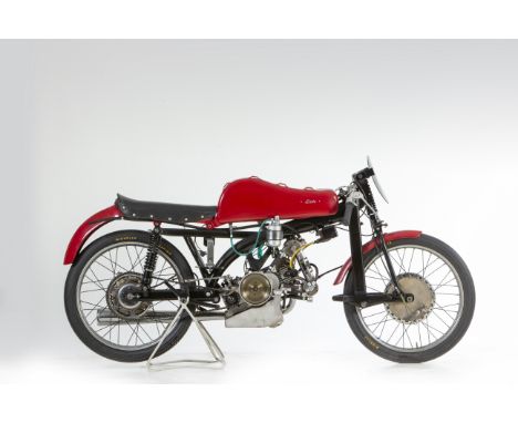 c.1950 Linto 75cc Bialbero Racing MotorcycleFrame no. 15005Engine no. 0752•Unique creation by Lino Tonti•Raced in period by M