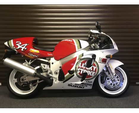 1997 Suzuki GSX-R750VRegistration no. P484 XGCFrame no. JS1GR7DA00504703Engine no. R726-110965Suzuki rewrote the 750-class ru