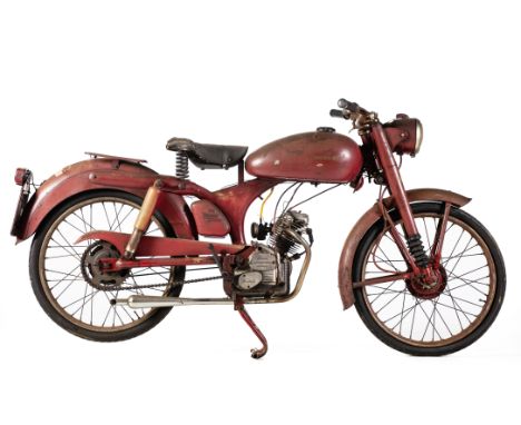 c.1953 Ducati 65T ProjectFrame no. 51558Engine no. 460029Facing fierce competition in the auxiliary motor market, Ducati took