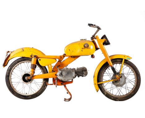 c.1962 Motobi 98ccFrame no. 2013Engine no. 2013The now-defunct Italian manufacturer Motobi is closely related to Benelli. In 