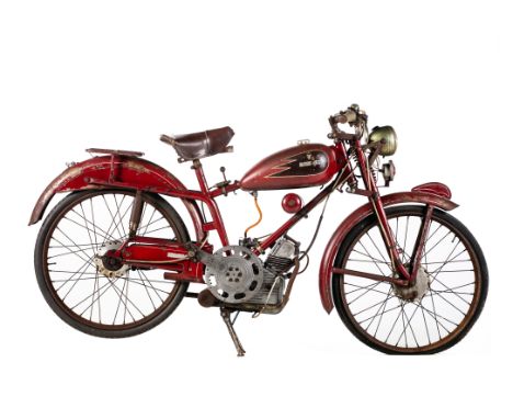 c.1947 Bertocchi 48cc CuccioloFrame no. 2042Engine no. 206813Designed for bicycle attachment, the Cucciolo ('little pup') was