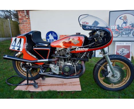 1978 Harley-Davidson 998cc XLCR Racing MotorcycleRegistration no. CUA 121SFrame no. 7F11671HBEngine no. 7F11671HB•Rare two-ye