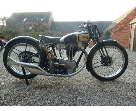 1932 Norton 350cc Model 50Registration no. WP 5867Frame no. 48450Engine no. 2035Introduced for 1933, the single-cylinder Mode