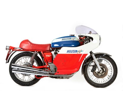 1974 MV Agusta 750SRegistration no. TML 359MFrame no. MV4C75 214 0367Engine no. 214 0359•Last run 2019•Later twin-disc front 