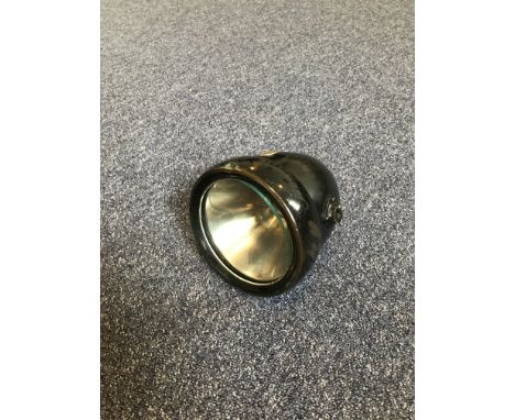 A Lucas King of the road Type SS30 headlampfitted with ammeter, close inspection advised. Lot to be sold without reserve.For 