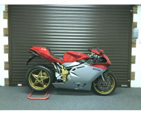 One owner, 124 miles from new 1999 MV Agusta 750cc F4 'Serie Oro'Registration no. not registeredFrame no. 000168Engine no. F4