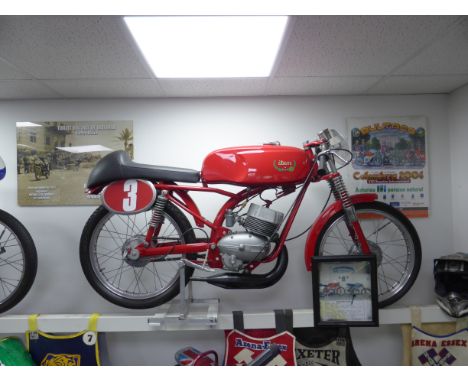 1966 Itom Mark 8 50cc Racing MotorcycleFrame no. 66094Engine no. 17973/SInspired by Ducati Cucciolo importers Britax, 50cc ra