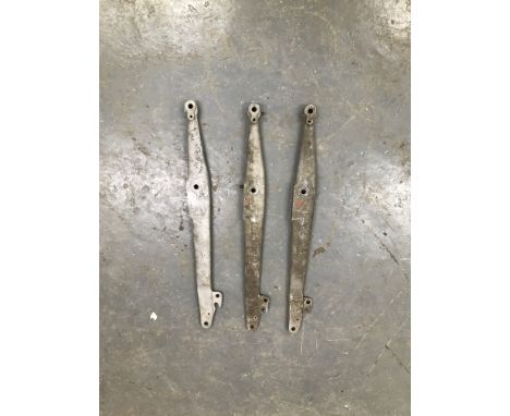 A pair of girdraulic fork legstogether with an additional right hand leg, condition and completeness unknown, close inspectio