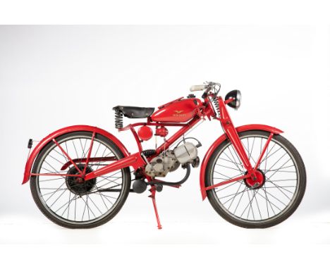 1946 Moto Guzzi Cardellino 65Frame no. 15801Engine no. 15801Two-strokes did not feature in the Moto Guzzi range until after W