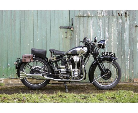 1931 Matchless 592cc Silver HawkRegistration no. GP 437Frame no. B721Engine no. B667•Rare 1930s four-cylinder motorcycle•Form