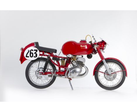 1957 Benelli 125cc Leoncino F3 Racing MotorcycleFrame no. L64806S56Engine no. L-4551 and L.14561S54Italy's oldest surviving m
