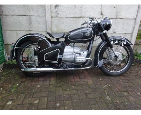 1953 Hoffmann 248cc MP250 Gouverneur Registration no. ESU 540Frame no. 252950Engine no. 922762Hoffmann built motorcycles only