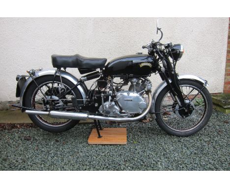 Property of a deceased's estate1950 Vincent 499cc Comet Registration no. LKD 905Frame no. RC/1/7001 Rear Frame no. RC/1/7001E