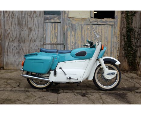 1964 Ariel 247cc Leader Registration no. JHR 213B Frame no. T33619/BEngine no. T33619-BWith its enclosed bodywork, leg shield